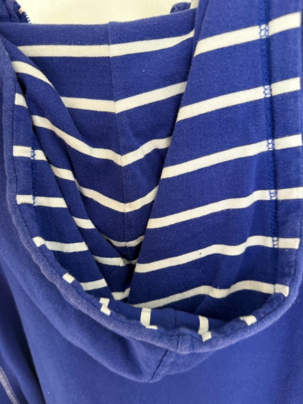 Kenneth Cole Reaction Royal Blue Zip-Front Hoodie. New